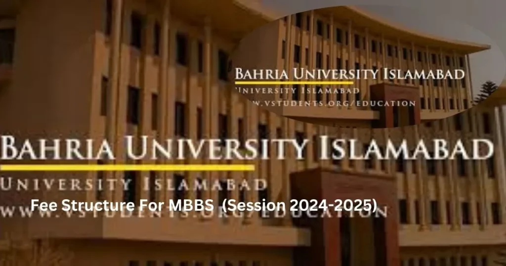 Fee Structure For MBBS (Session 2024-2025)