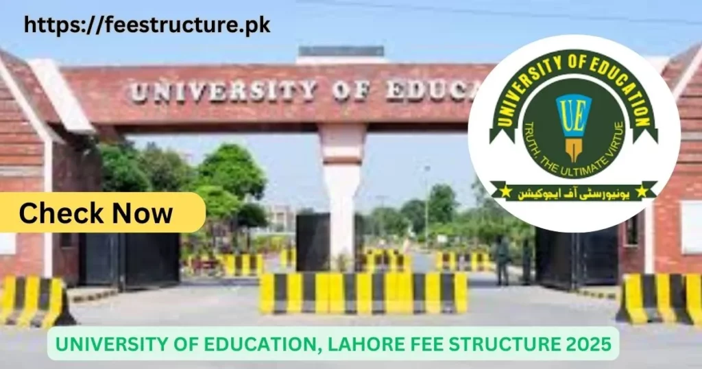 UNIVERSITY OF EDUCATION, LAHORE