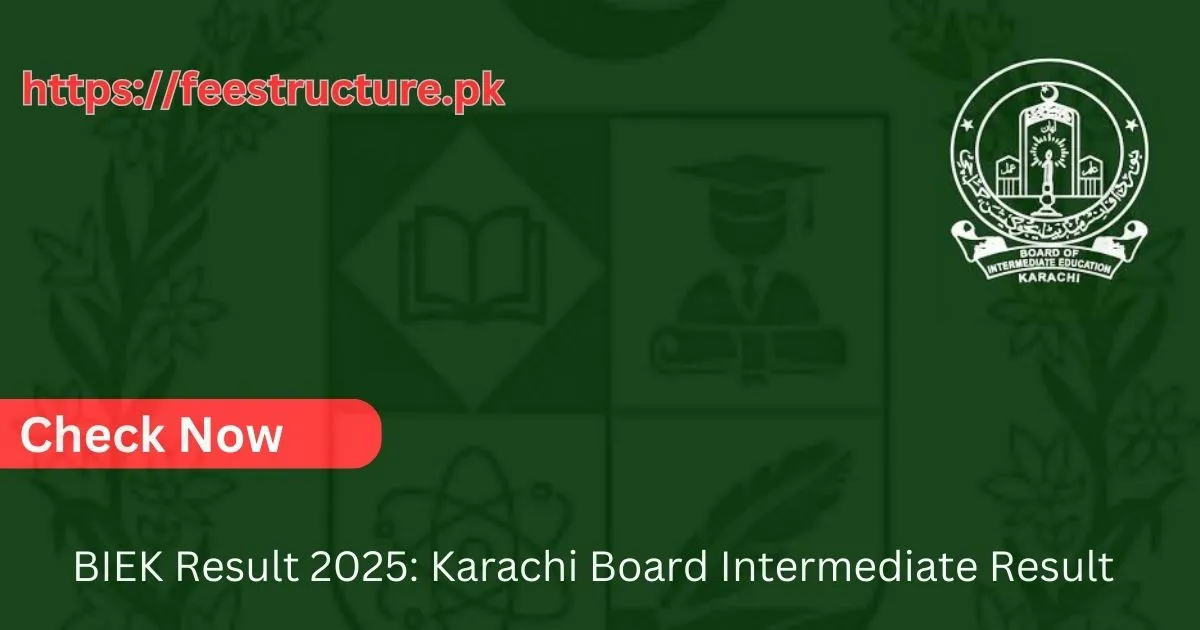 The BIEK result 2025 is crucial for thousands of students across Karachi city. Whether you belong to the Pre-Medical, Engineering, Commerce, or Arts group, timely access to accurate result information is essential. Keep checking the BIEK official website for latest updates.