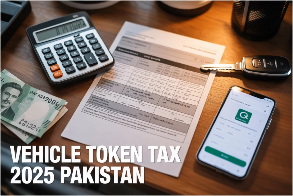 Vehicle Token Tax 2025 Pakistan