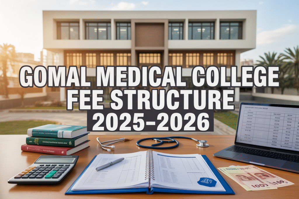 Gomal Medical College Fee Structure 2025-2026
