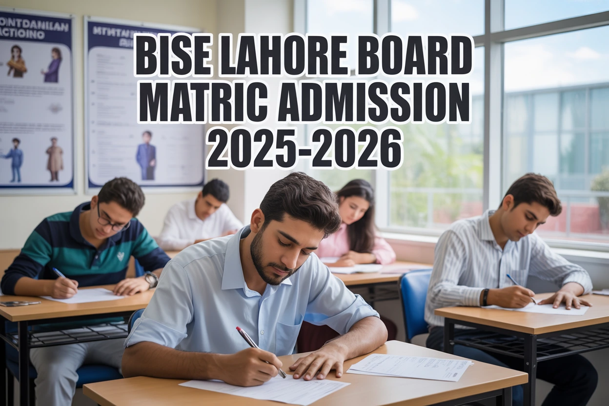 Bise Lahore Board Matric admission 2025-2026